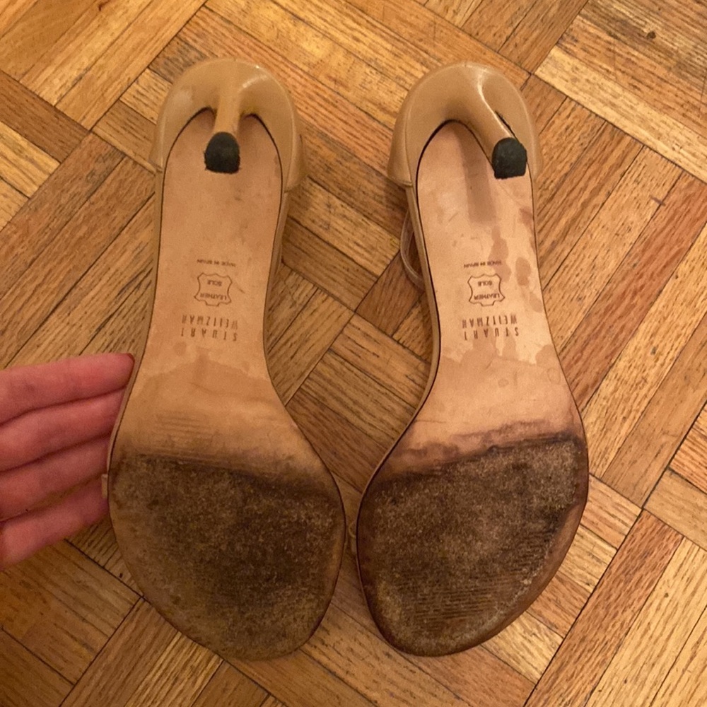 Stuart Weitzman Nudist Classic Heels Shoes 100mm - Picture 5 of 10